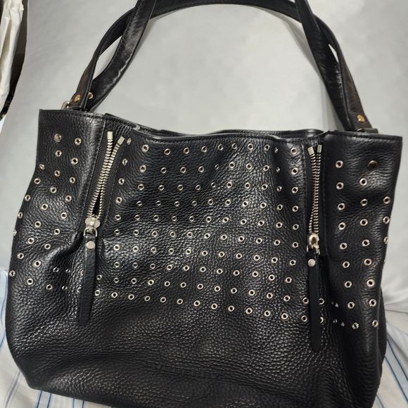 BURBERRY MAIDSTONE MEDIUM CALFSKIN TOTE EUC SILVERSTONE GROMMETS - Picture 13 of 13